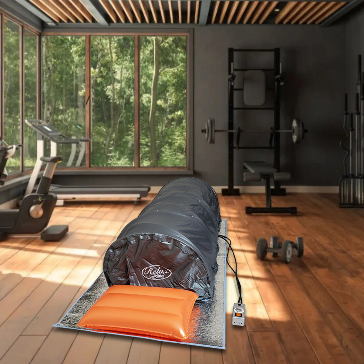 Flex Lie Down Sauna – Full Body Far Infrared | Portable Design | Reflective Mat