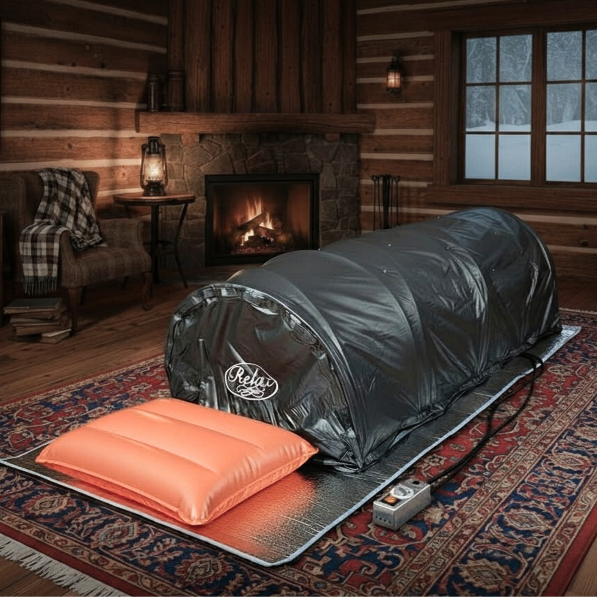 Flex Lie Down Sauna – Full Body Far Infrared | Portable Design | Reflective Mat