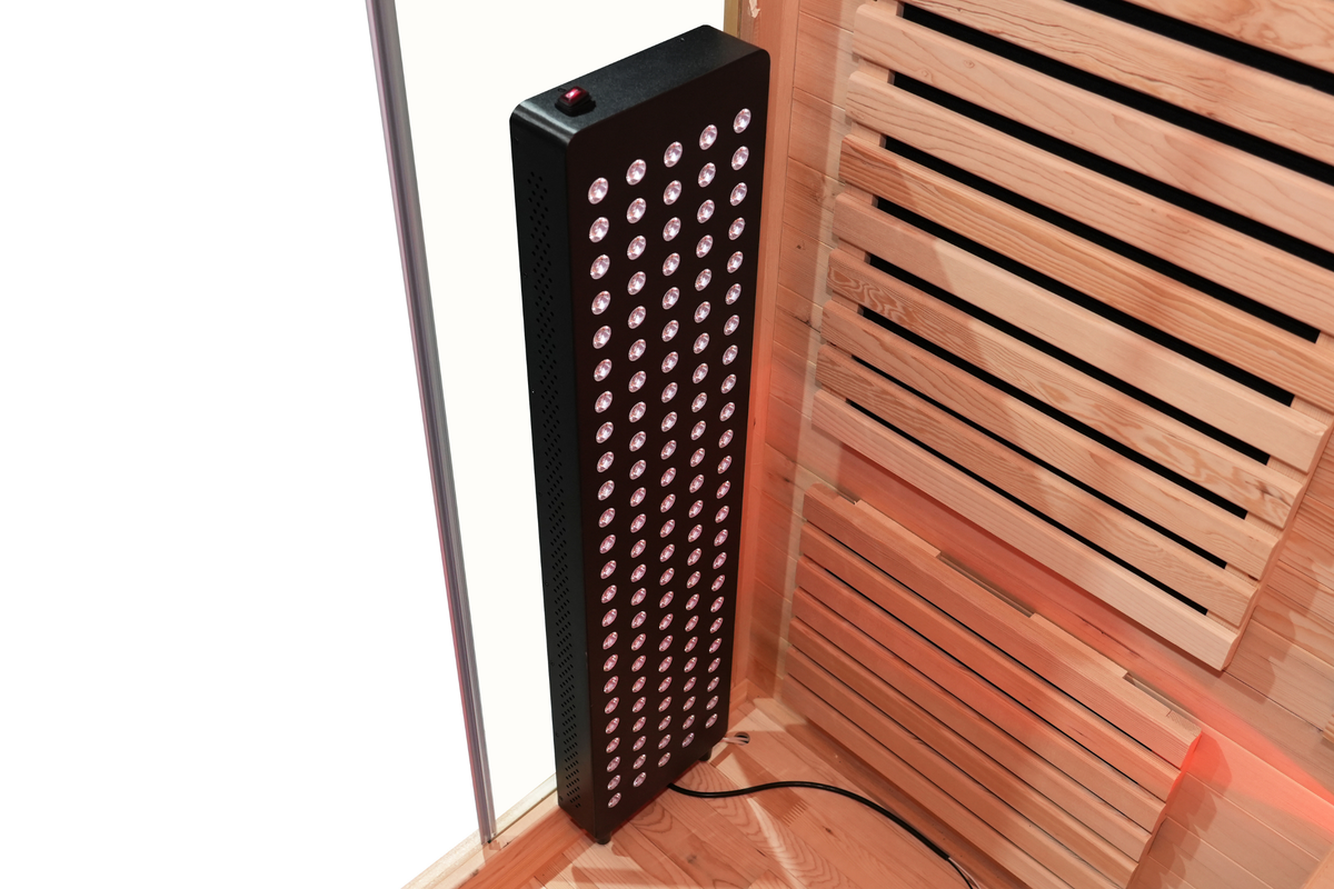 Blisspod Venetian RED 3-Person Infrared Sauna | 11 Heaters | Integrated Red Light Panel