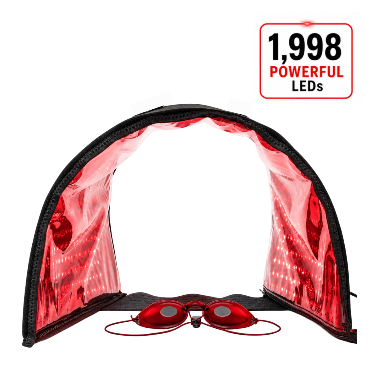 VersaDome Pro 2-in-1 Red Light Therapy Device | 660nm + 850nm | 1,998 LEDs