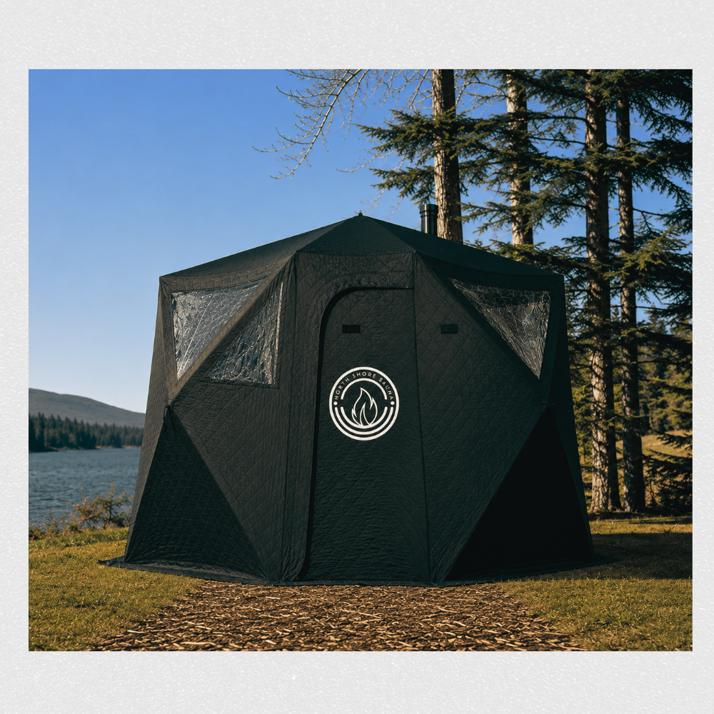 North Shore Sauna Nova 4 Wood-Fired Sauna Tent | 4-Person | 5 Package Options