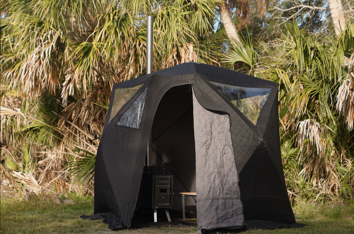 North Shore Sauna Nova 4 Wood-Fired Sauna Tent | 4-Person | 5 Package Options