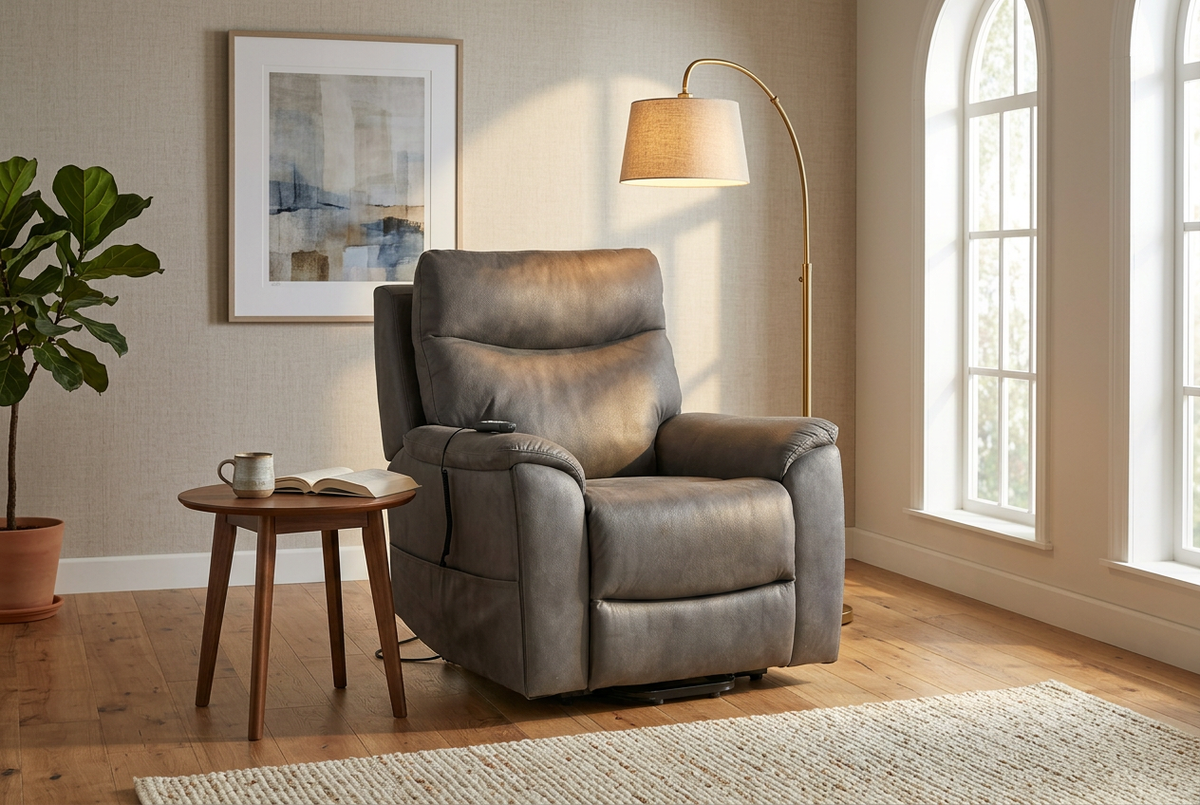 Viva Serenity Power Lift Recliner | Infinite-Position Recline | Heat, Massage & Wireless Charging
