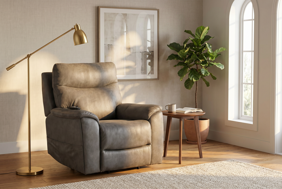 Viva Serenity Power Lift Recliner | Infinite-Position Recline | Heat, Massage & Wireless Charging