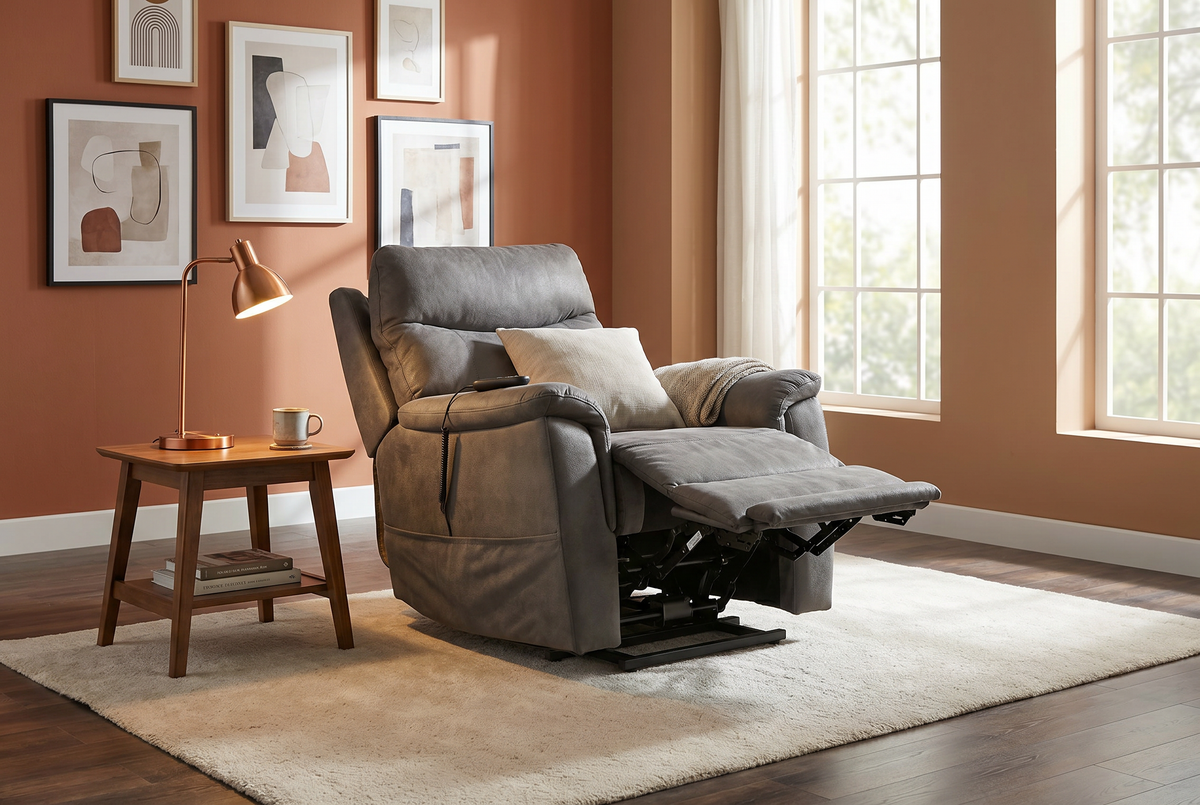 Viva Serenity Power Lift Recliner | Infinite-Position Recline | Heat, Massage & Wireless Charging