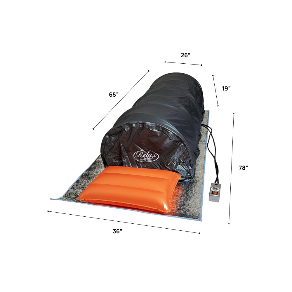 Flex Lie Down Sauna – Full Body Far Infrared | Portable Design | Reflective Mat