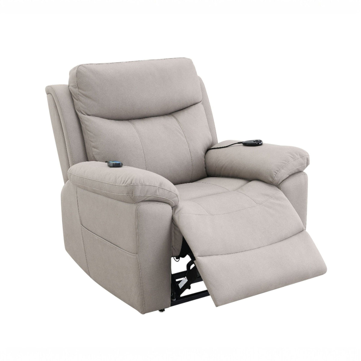 Chriki Power Lift Recliner with Heat & Massage | Microfiber Upholstery