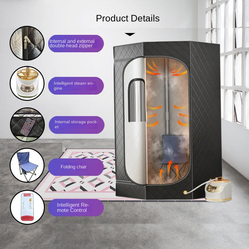Portable Sauna Tent – Home Steam Sauna | 1500W | 110V US Standard